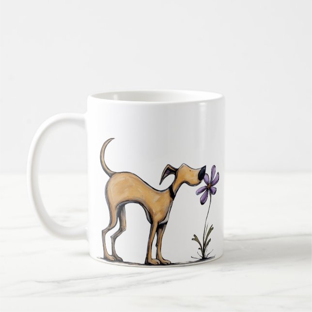 De Café Caneca do Cão Black Mouth Cur (Esquerda)