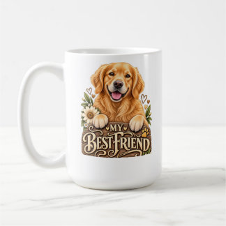 De Café Caneca do cão Golden Retriever