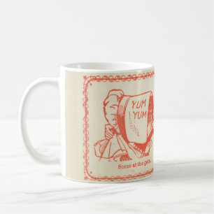 De Café Caneca do cartão da escolta do Victorian
