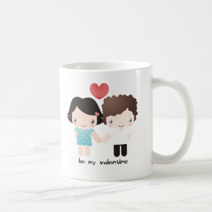 De Café Caneca do casal dos namorados