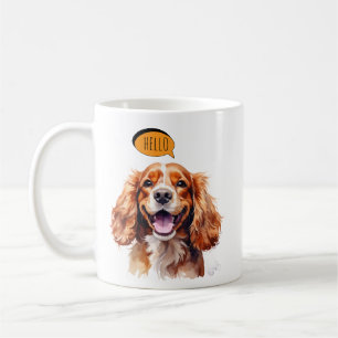 De Café Caneca do Cavalier King Charles Spaniel