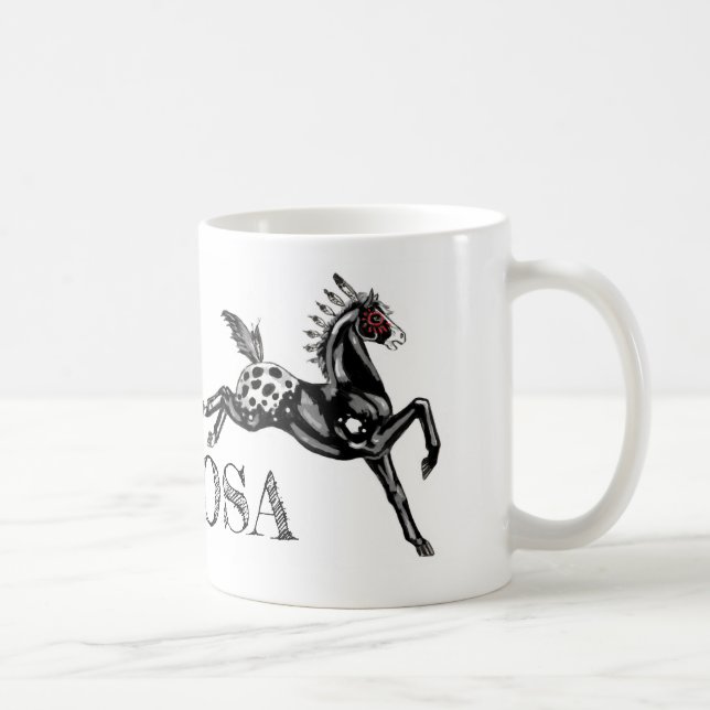 De Café caneca do cavalo do appaloosa (Direita)