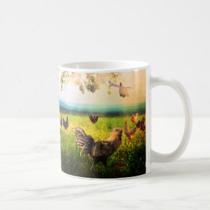 De Café Caneca do céu da galinha