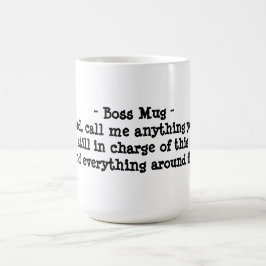 De Café Caneca do chefe