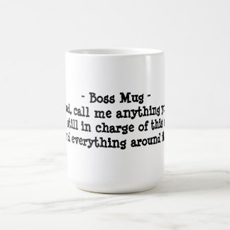De Café Caneca do chefe