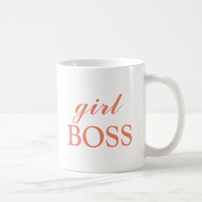 De Café Caneca do chefe da menina (Direita)