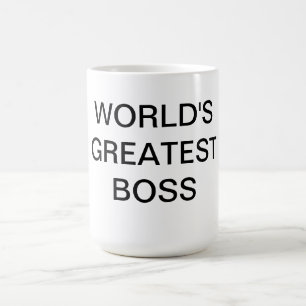 De Café Caneca do chefe do mundo a grande