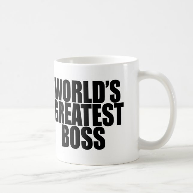 De Café Caneca do chefe do mundo a grande (Direita)