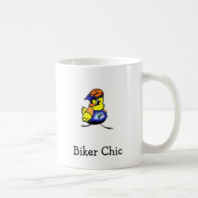 De Café Caneca do chique do motociclista (Direita)