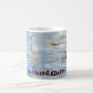 De Café Caneca do círculo dos azul-céu da galeria do DL