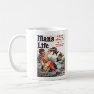 De Café Caneca do cobrir da tartaruga da vida do homem