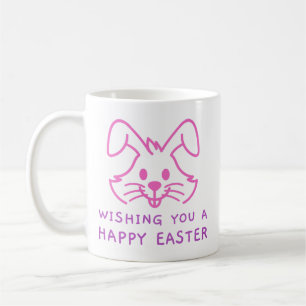 De Café Caneca do Coelho da Páscoa Feliz