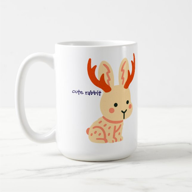 De Café Caneca do Coelho Fofo (Esquerda)