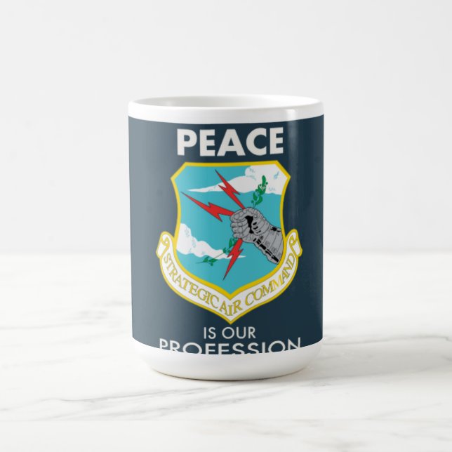 De Café caneca do comando æroestratégico 15oz (Centro)