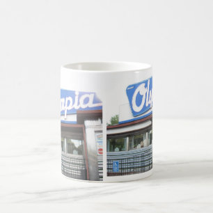 De Café Caneca do comensal da Olympia