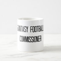 caneca do comissário do futebol da fantasia