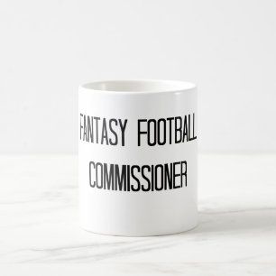 De Café caneca do comissário do futebol da fantasia