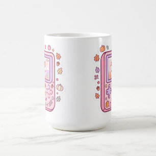 De Café Caneca do Console Portátil Pastel Kawaii Retro