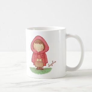 De Café Caneca do Conto Popular Chapeuzinho Vermelho Fofo