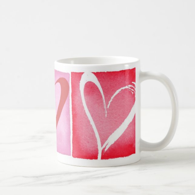 De Café Caneca do coração (Direita)