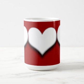 De Café Caneca do coração