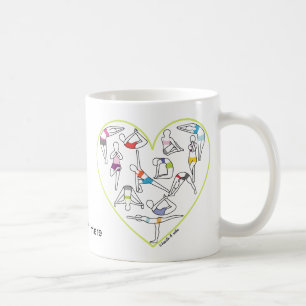 De Café Caneca do coração da ioga