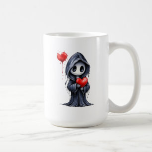 De Café Caneca do Coração da Morte Gótica Fofa – Halloween