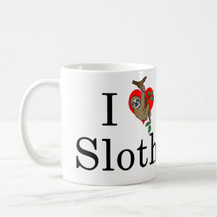 De Café Caneca do coração da preguiça
