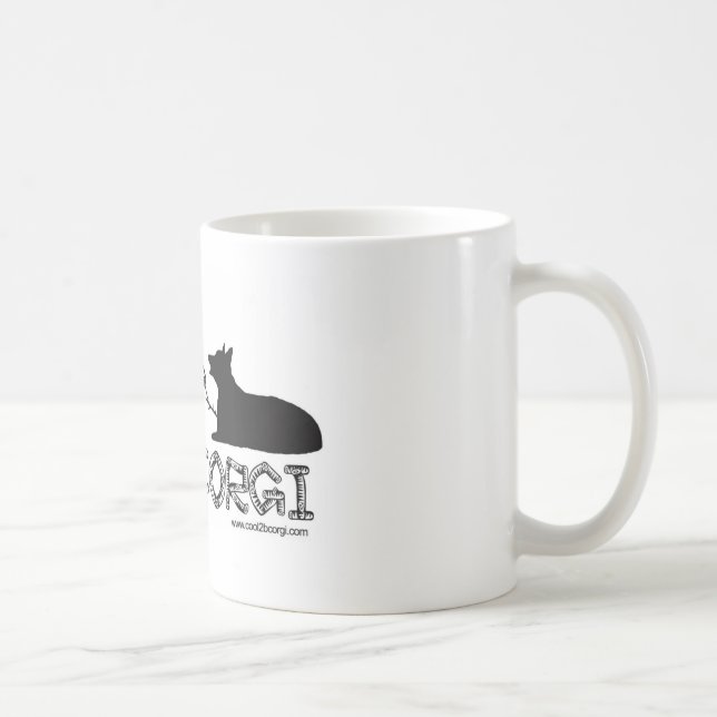 De Café Caneca do Corgi do acampamento (Direita)