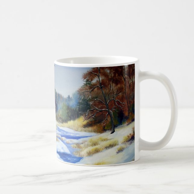 De Café Caneca do córrego do inverno (Direita)