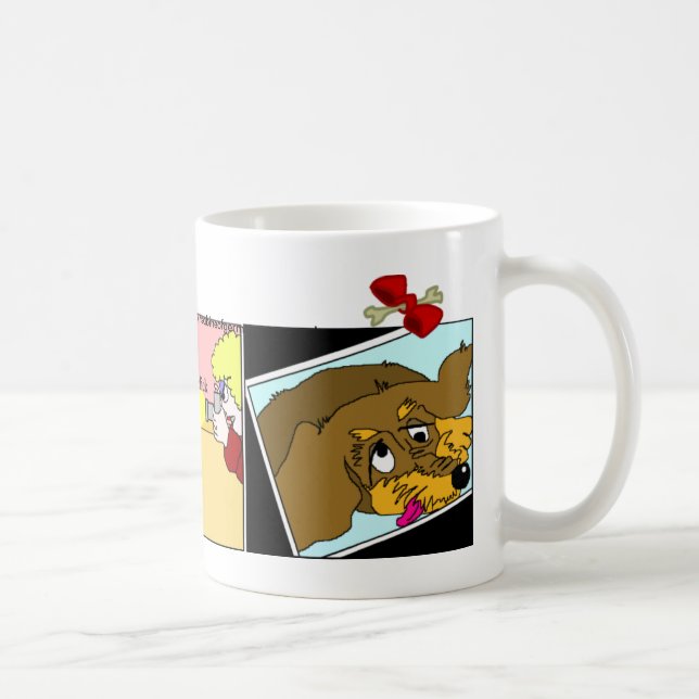 De Café Caneca do Dachshund: Tomando uma imagem (Direita)