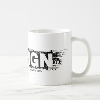 De Café Caneca do designer gráfico