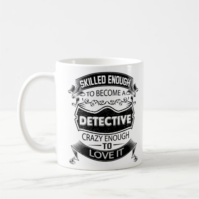 De Café Caneca do detetive, presentes do viagem da caneca (Esquerda)