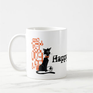 De Café Caneca do Dia das Bruxas do gatinho da modificação