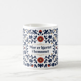 De Café Caneca do Dia das Mães com Arte Popular Escandinav