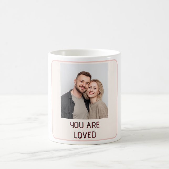 De Café Caneca do Dia dos Namorados com Foto Pessoal e Tex (Centro)