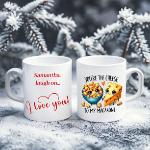 De Café Caneca do Dia dos Namorados com Nome Personalizado