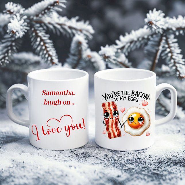 De Café Caneca do Dia dos Namorados com Nome Personalizado (Custom Name Valentine Mug Funny Food Love Quote)
