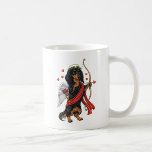 De Café Caneca do Dia dos Namorados do Dachshund Cute Cupi