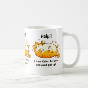 De Café Caneca do Dia dos Namorados do Gato Engraçado