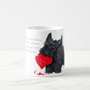 De Café Caneca do Dia dos Namorados do Scottish Terrier Br