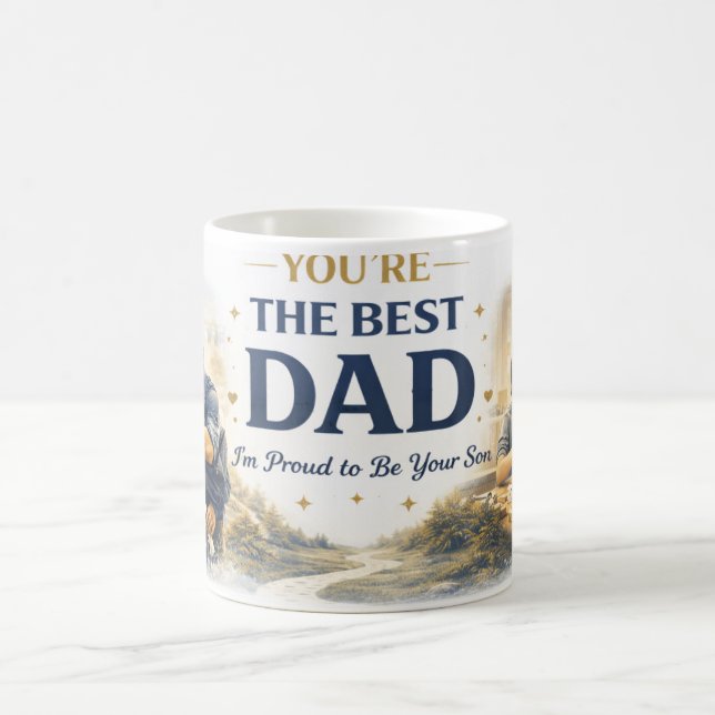 De Café Caneca do Dia dos Pais | Presente para o Melhor Pa (Centro)