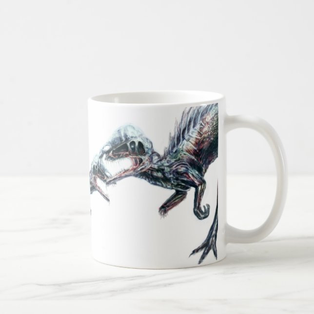 De Café Caneca do dinossauro do zombi (Direita)
