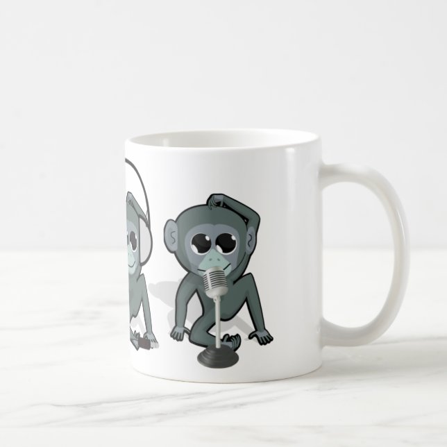 De Café Caneca do Dispositivo-Macaco (Direita)