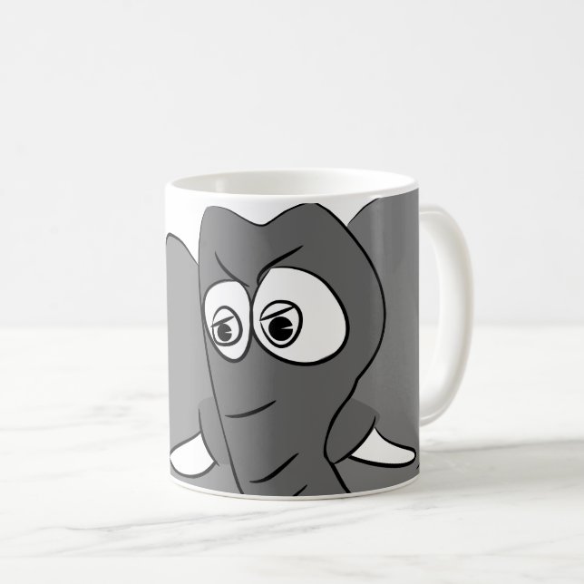 De Café Caneca do elefante (Frente Esquerda)