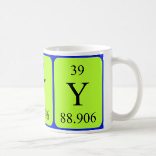 De Café Caneca do elemento 39 - ítrio