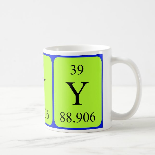 De Café Caneca do elemento 39 - ítrio (Direita)