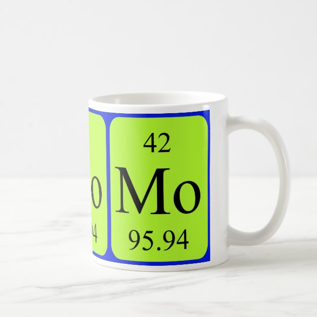 De Café Caneca do elemento 42 - molibdênio (Direita)