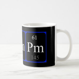 De Café Caneca do elemento 61 - Promethium