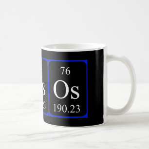 De Café Caneca do elemento 76 - ósmio